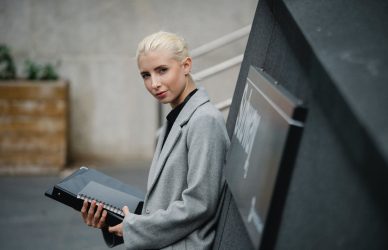 A female leader